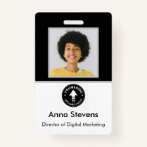 Balise minimale simple pour employé QR et code-bar