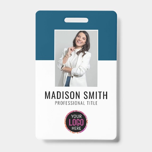 Badge Balises de nom d'employé personnalisé (Avant)