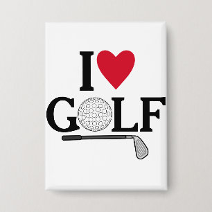 Badge Balles de golf personnalisables J'adore