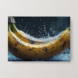 Badge Bananes uniques et perspective sur l'eau douce