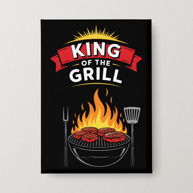 Badge Barbecue King of the Grill (Recto)