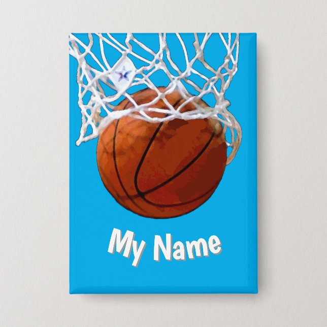Badge Basketball Your Name Custom (Recto)