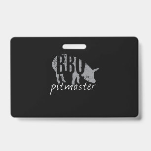 Badge BBQ BBQ Pitmaster Pig Grilling Grill Fars Day