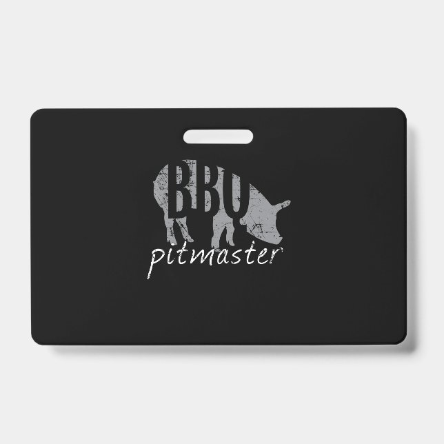Badge BBQ | BBQ Pitmaster Pig Grilling Grill Fars Day (Avant)