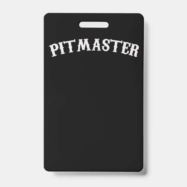 Badge BBQ | Chef Pitmaster BBQ Papa Fête des Pères (Avant)