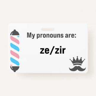 Badge BBS Pronouns Zi/Zir