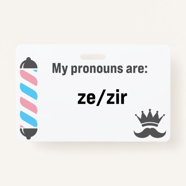 Badge BBS Pronouns Zi/Zir (Devant)