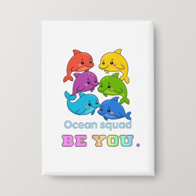 Badge Be You - Ocean Squad (Recto)