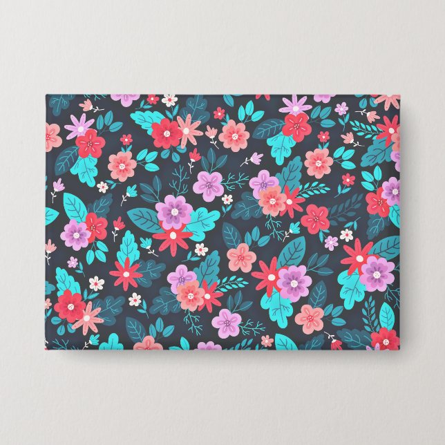 Badge Beau arrangement Ditsy Floral Pattern-56576 (Recto)