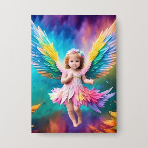 Badge Bébé Bébé Ange ailes Art-38424