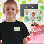 Badge Bébé tropical Animaux Bouton Anniversaire de enfan<br><div class="desc">Ce charmant Bouton Tropical Bébé Animaux est parfait pour les fêtes d'anniversaire des enfants, imaginez un thème de jungle tropicale vibrant avec d'adorables bébés animaux. Imaginez un bouton avec des feuilles tropicaux doux et pastel en arrière - plan, créant une atmosphère douce et luxuriante. Au centre, il y a de...</div>