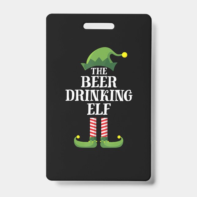 Badge Beer Drinking Christmas Birthday (Avant)