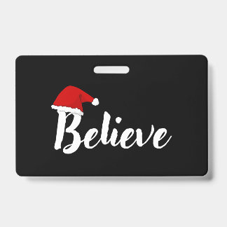 Badge Believe - Inspirational Christmas Cote design T-S