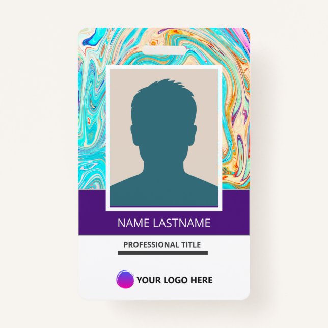 Badge Best Card Presentation ID Card for work (Devant)