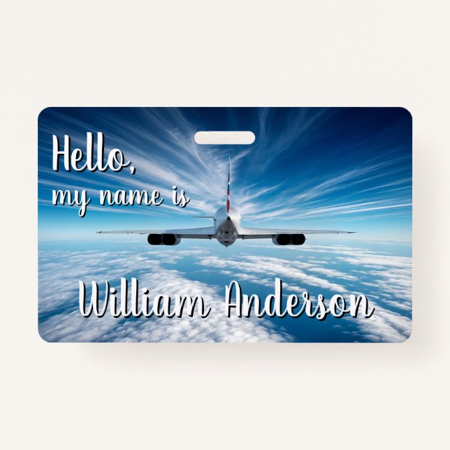 Badge Beyond the Horizon : Concorde from Behind Name (Devant)