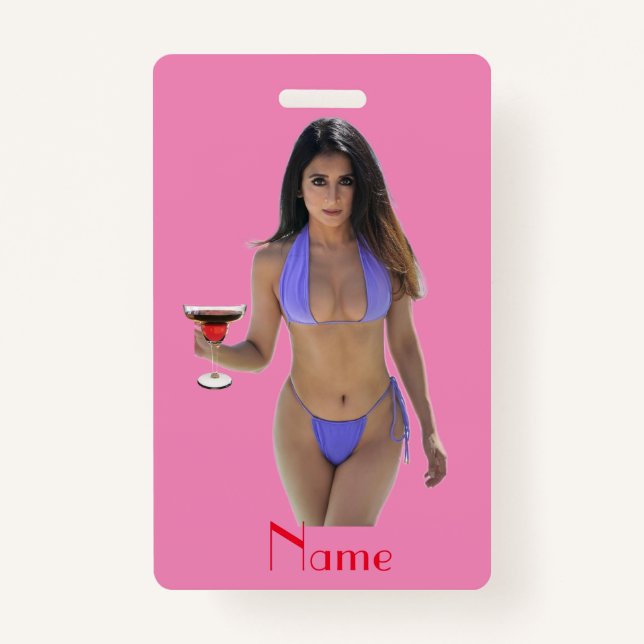 Badge Bikini brun beauté Thunder_Cove (Devant)