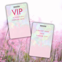 Billet de concert avec accès total VIP Holographiq