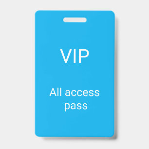 Badge billet vip accès total nom du concert occasion