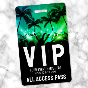 Badge Billet VIP Tout Accès