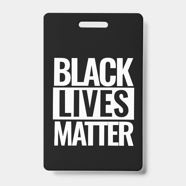 Badge Black Lives Matter Personnalisé (Avant)
