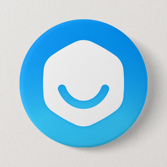 Badge blanc/bleu (Devant)