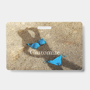 Badge Blue Bikini Beach Sand Thunder_Cove