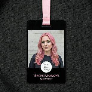 Badge Blush Noir Logo Photo Maquillage