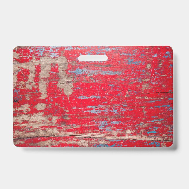 Badge Bois rouge (Avant)