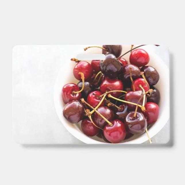 Badge bol de cerises (Avant)