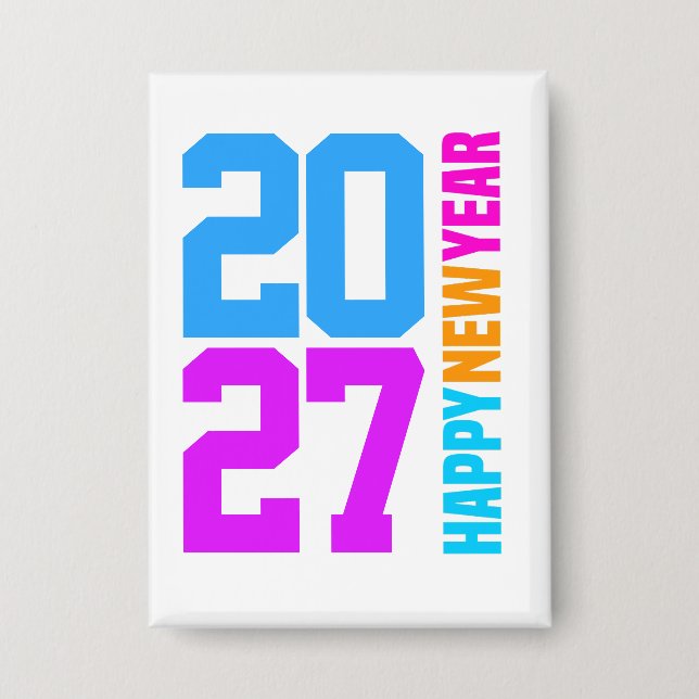Badge Bonne année 2027 (Recto)