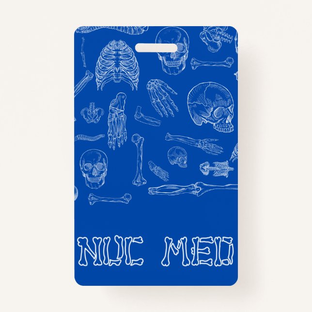 Badge Bouchon d'insigne Médicale vertical (Dos)