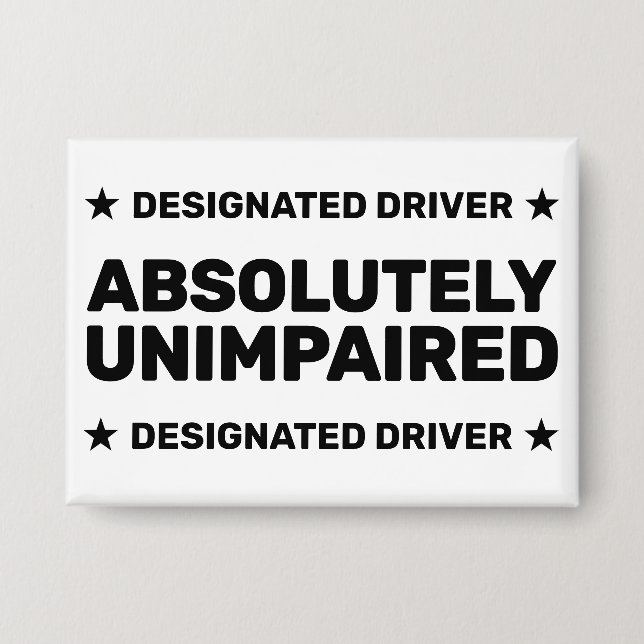 Badge Bouton Absolument Indemne™ (Recto)