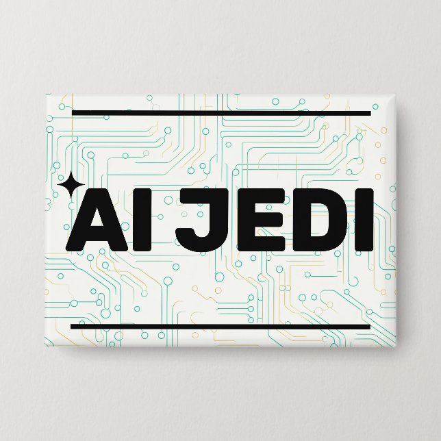 Badge Bouton AI Jedi™ (Recto)