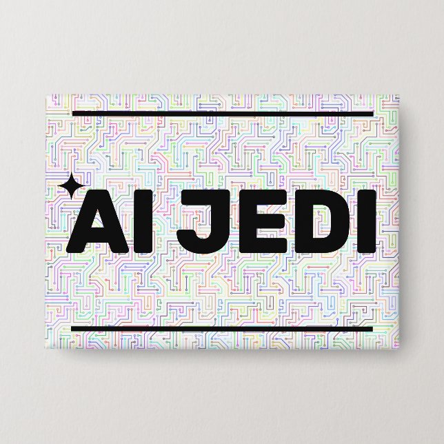 Badge Bouton AI Jedi™ (Recto)