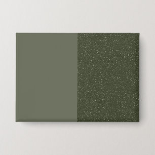 Badge Bouton Balise Nom vert de la mousse personnalisée