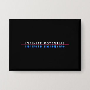 Badge Bouton de pépin de potentiel infini