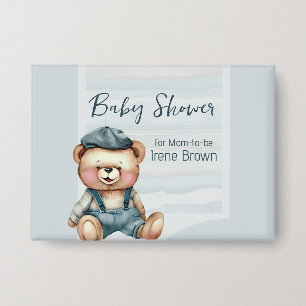 Badge Bouton décontracté Baby shower confortable personn