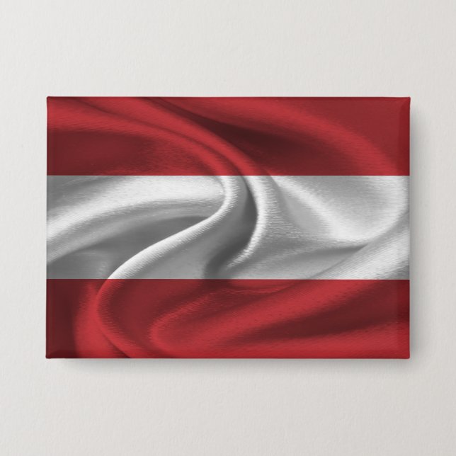 Badge Bouton Drapeau Autriche (Recto)