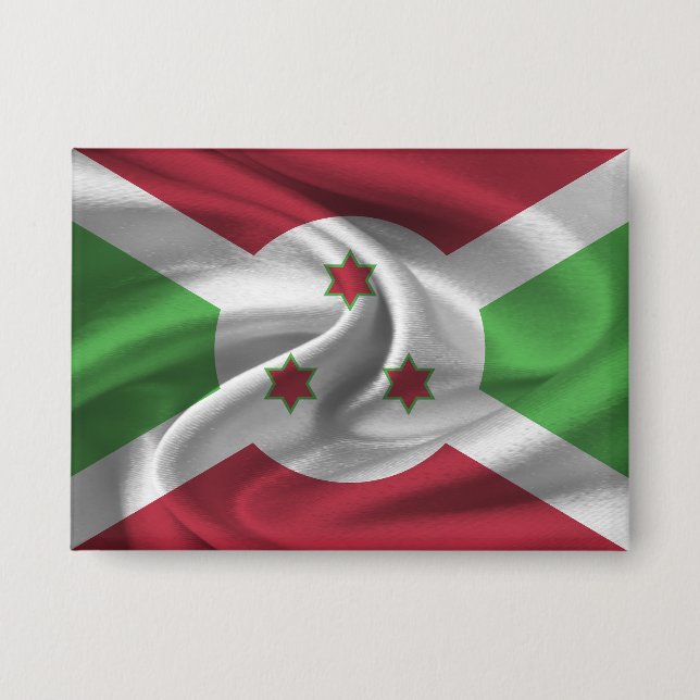 Badge Bouton Drapeau Burundi (Recto)
