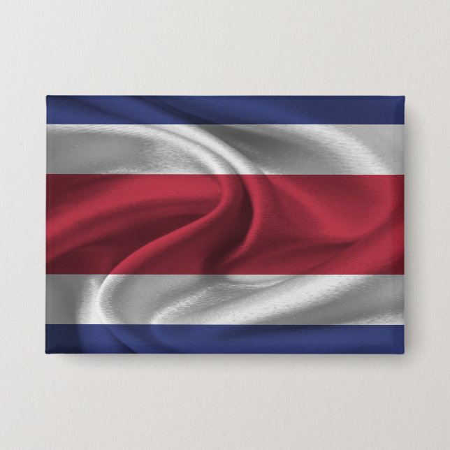 Badge Bouton Drapeau Costa Rica (Recto)