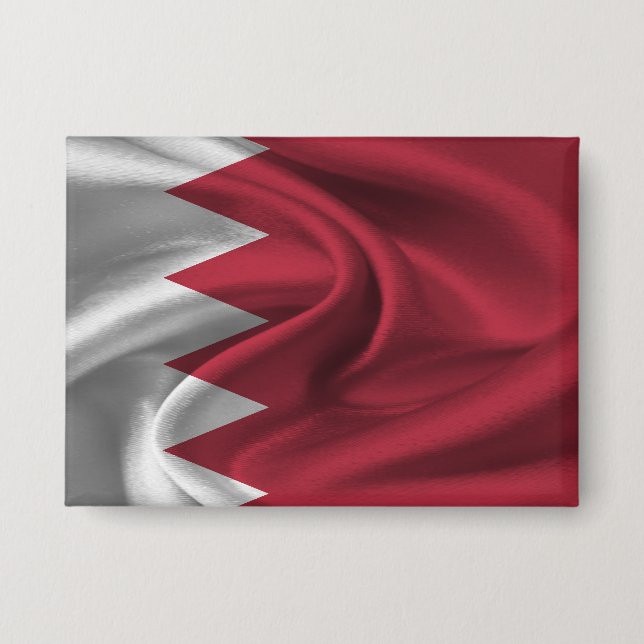 Badge Bouton Drapeau de Bahreïn (Recto)
