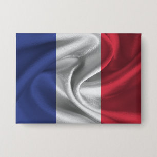 Badge Bouton Drapeau France
