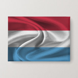 Badge Bouton Drapeau Luxembourg