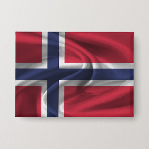 Badge Bouton Drapeau Norvège