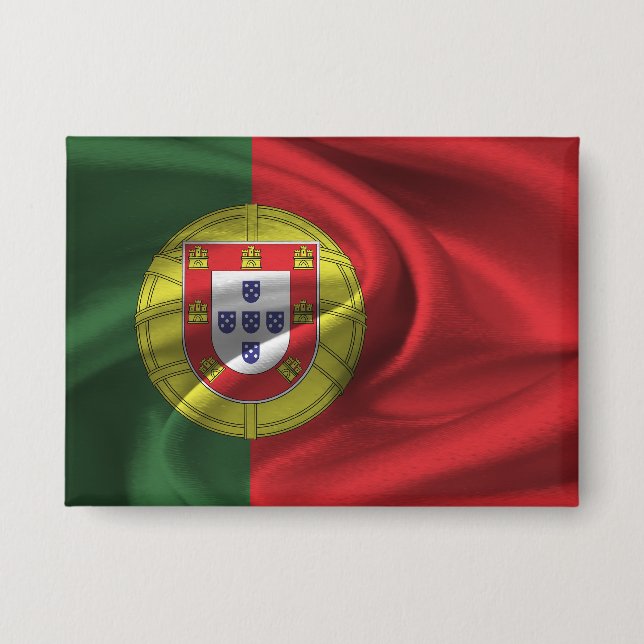 Badge Bouton Drapeau Portugal (Recto)