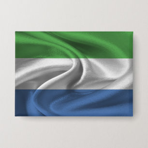 Badge Bouton Drapeau Sierra Leone