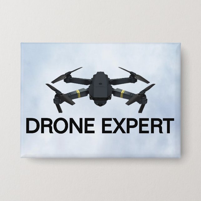 Badge Bouton Drone Expert™ (Recto)