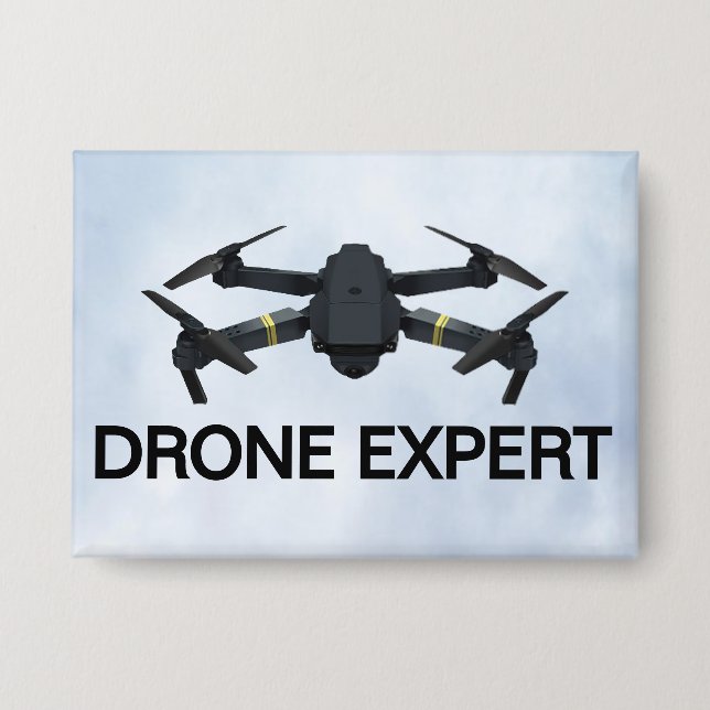 Badge Bouton Drone Expert™ (Recto)
