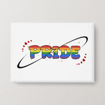 Bouton du drapeau arc-en-ciel LGBTQ Fierté