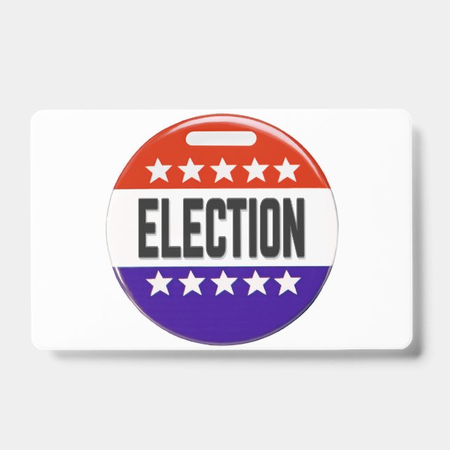 Badge Bouton Élection (Avant)